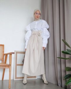 Tren Hijab Fashion Puff Sleves